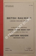 Book cover of Instructions affecting London Midland Region Staff when working over the Eastern Region Northern Area - March 1976 by British Railways London Midland Region